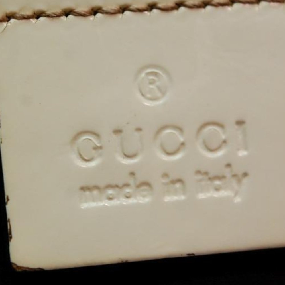 GUCCI**RARE EXTRA LARGE SIZE **20 X 13 X 8** TOTE CREAM/TAN - Picture 3 of 14